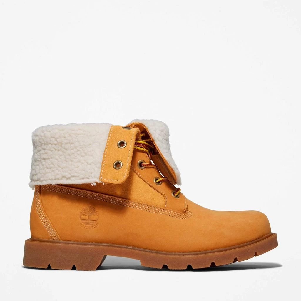 商品Timberland|Women's Linden Woods Waterproof Fleece Fold-Down Boot,价格¥557,第1张图片