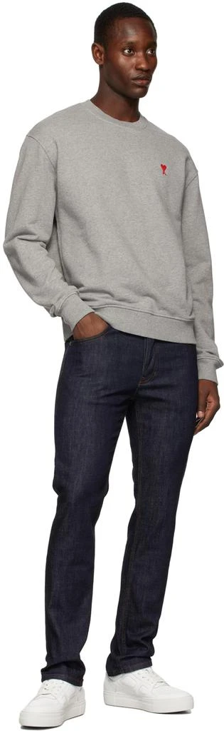 商品AMI|Grey Ami de Cœur Sweatshirt,价格¥1420,第4张图片详细描述