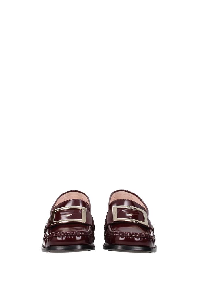 Loafers Patent Leather Red Bordeaux商品第3张图片规格展示