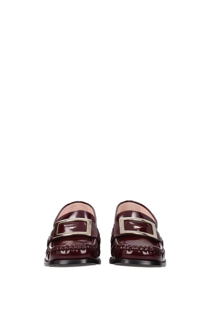 商品Roger Vivier|Loafers Patent Leather Red Bordeaux,价格¥5704,第3张图片详细描述