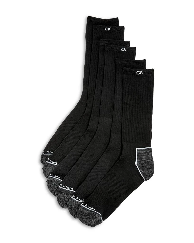 商品Calvin Klein|Stretch Zone Cushioned Crew Socks, Pack of 3,价格¥109,第1张图片详细描述