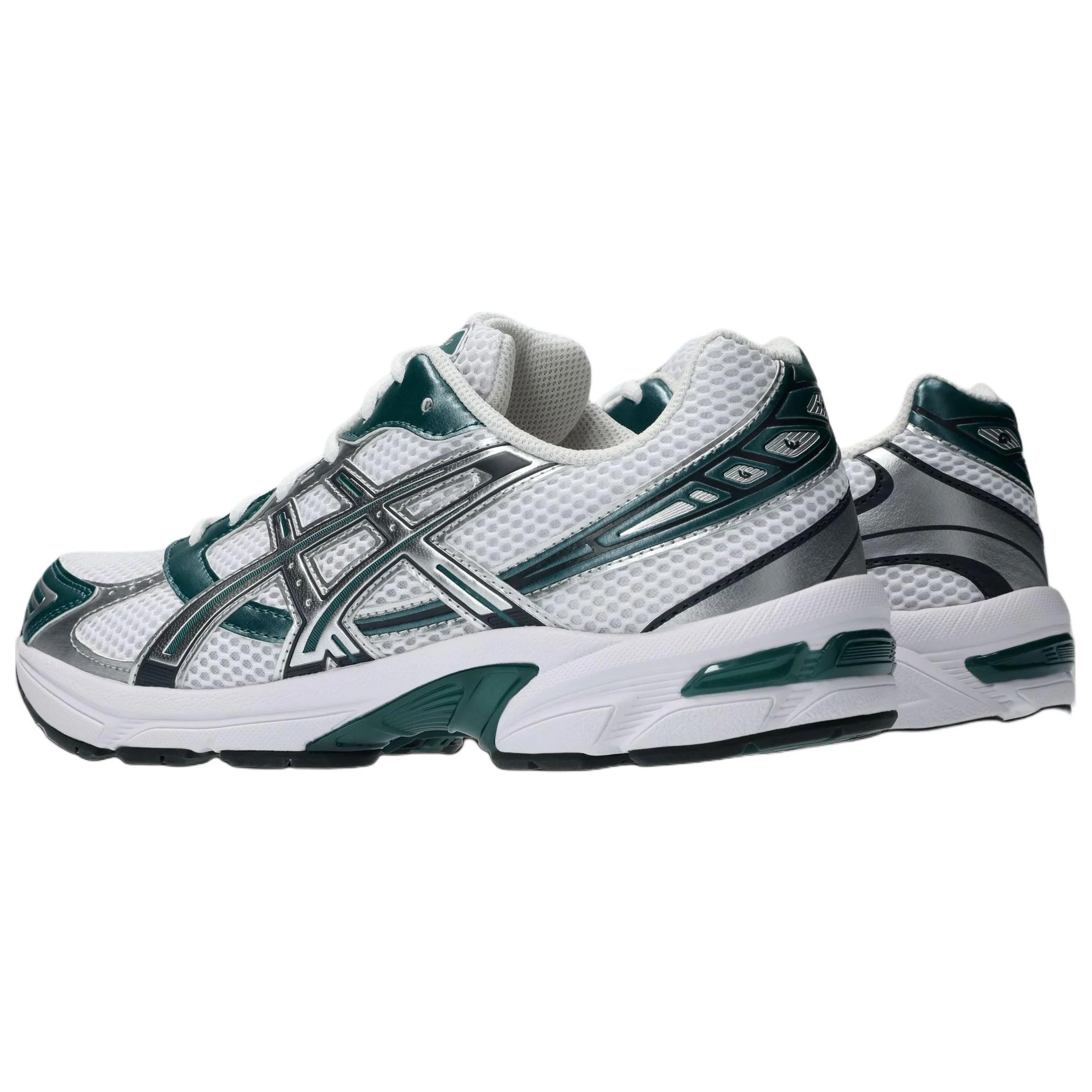 商品[国内直发] Asics|Gel-1130 舒适百搭 低帮 休闲跑步鞋 男女同款 白绿色,价格¥1202,第5张图片详细描述
