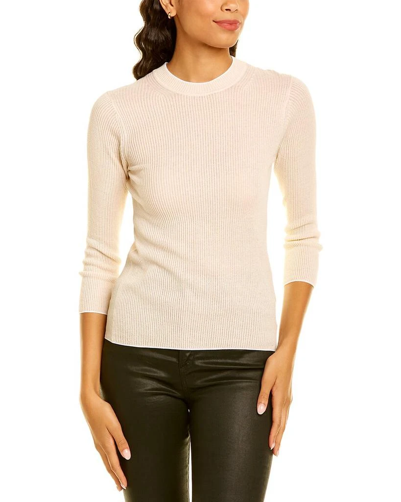 商品Vince|Vince Marled Elbow Sleeve T-Shirt,价格¥465,第1张图片