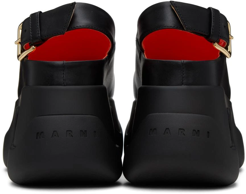 商品Marni|Black Sabot Buckle Chunky Loafers,价格¥3643,第2张图片详细描述