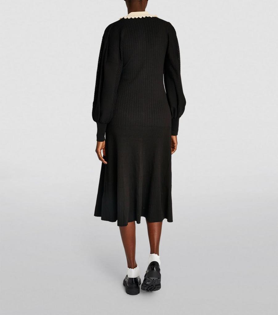 Collared Midi Dress商品第3张图片规格展示