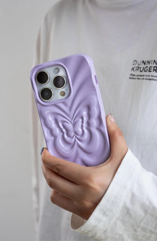 商品Auramma|3D Butterfly iPhone 15 Pro Max Case,价格¥95,第5张图片详细描述