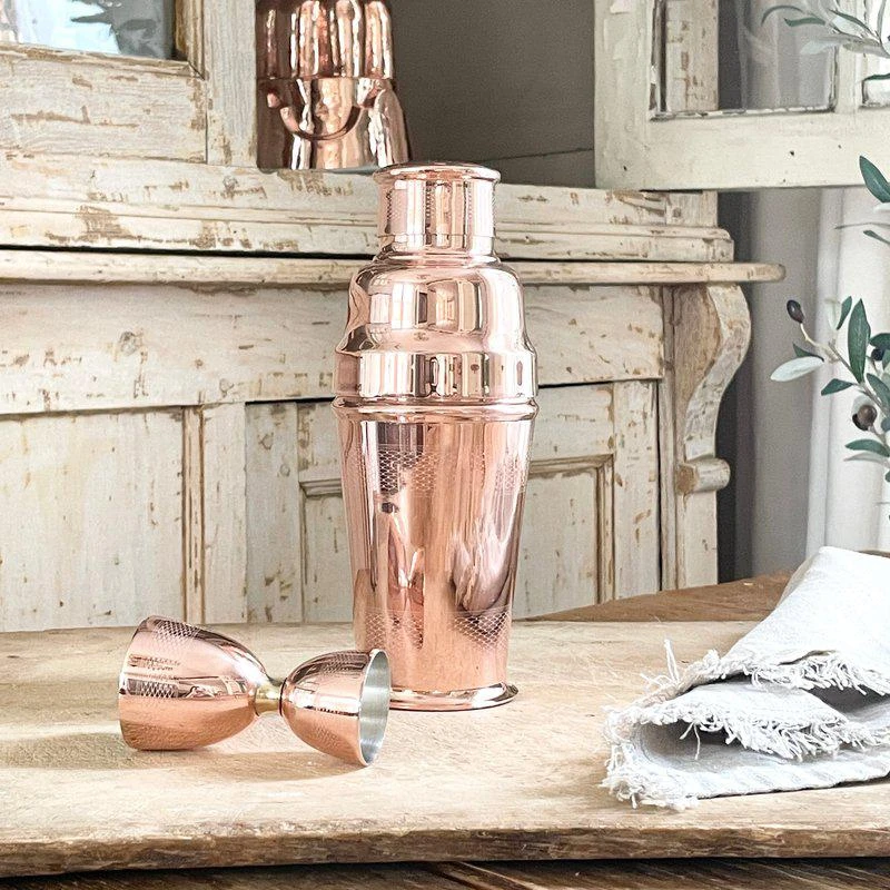 商品Coppermill Kitchen|Vintage Inspired Cocktail Shaker & Jigger SHAKER & JIGGER SET,价格¥284,第1张图片