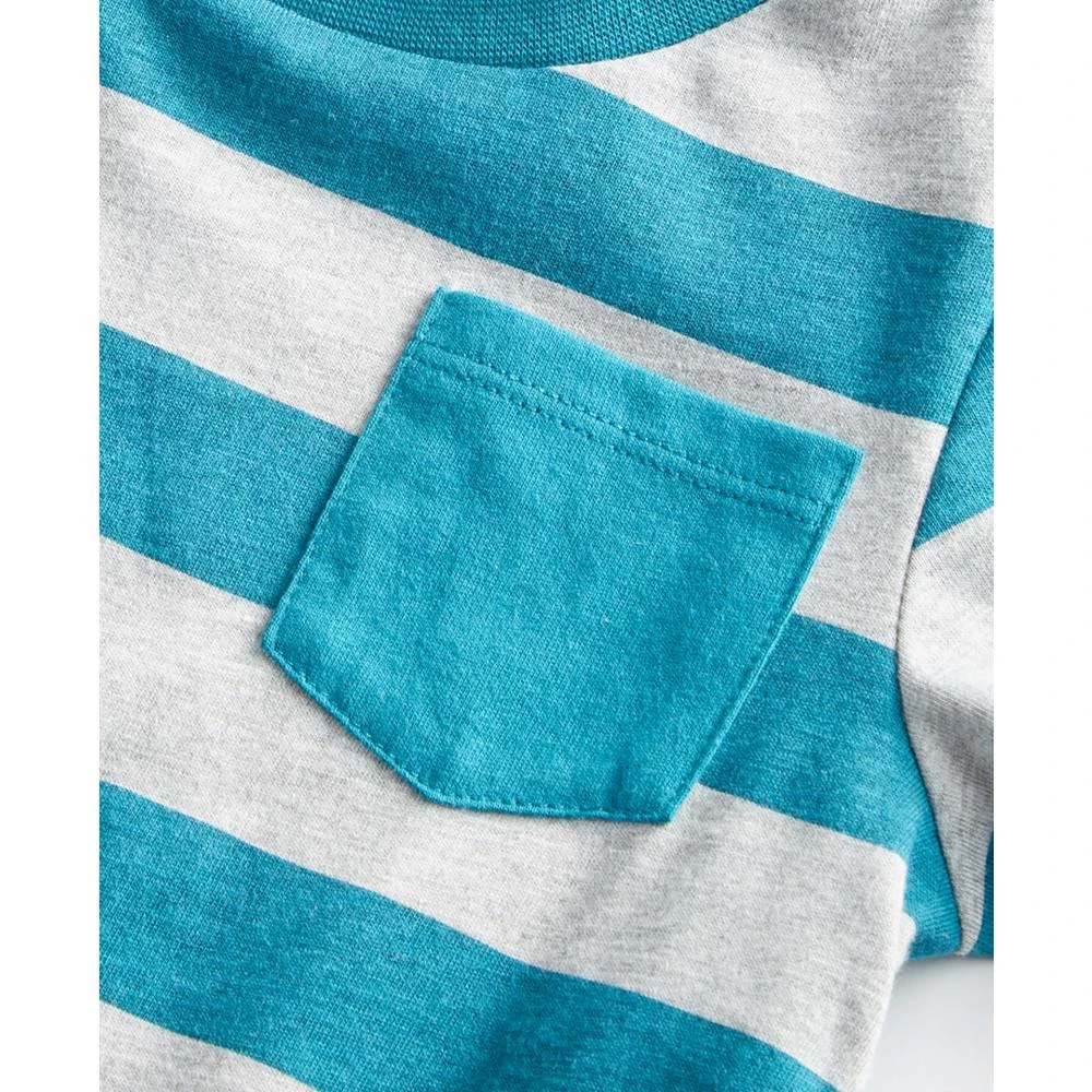 商品First Impressions|Baby Boys Rugby Stripe T-Shirt, Created for Macy's,价格¥15,第3张图片详细描述