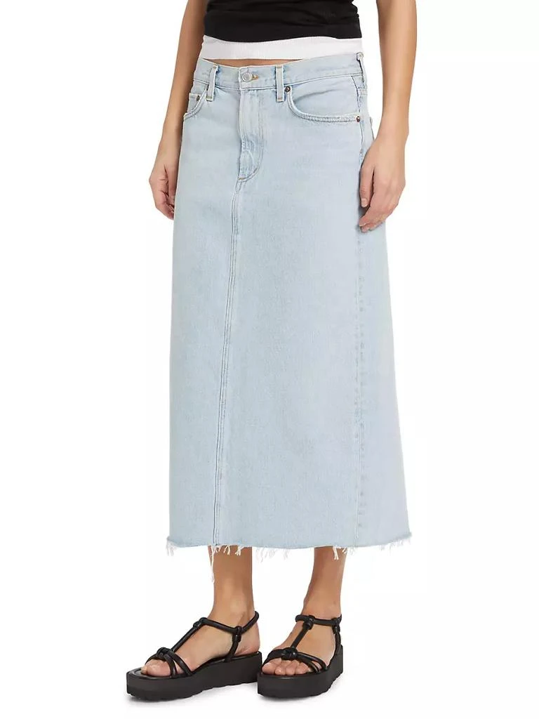 商品AGOLDE|Della Denim Maxi Skirt,价格¥1861,第4张图片详细描述