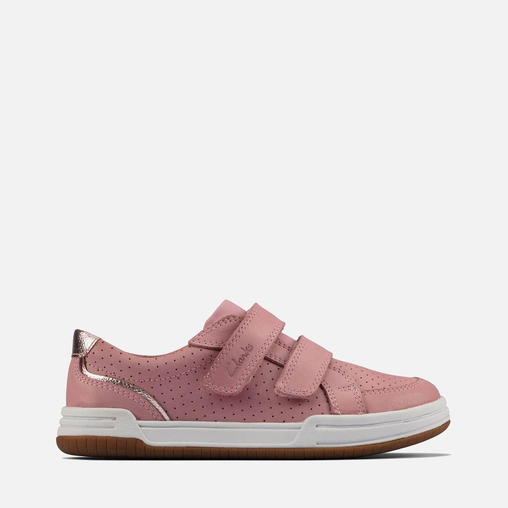 Clarks Kids' Fawn Solo Trainers - Light Pink Lea商品第1张图片规格展示