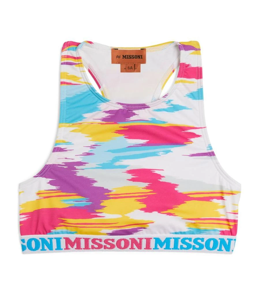 商品Missoni|Patterned Sports Crop Top (4-14 Years),价格¥651,第1张图片