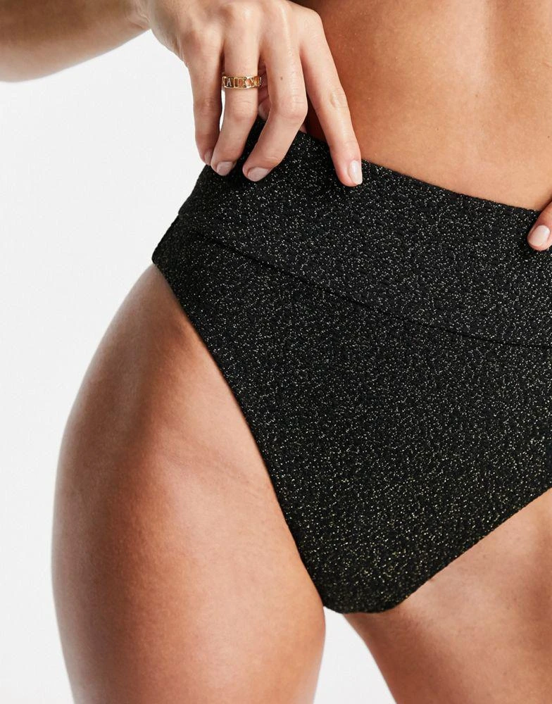 商品Aerie|Aerie high leg cheeky bikini brief in black,价格¥174,第2张图片详细描述