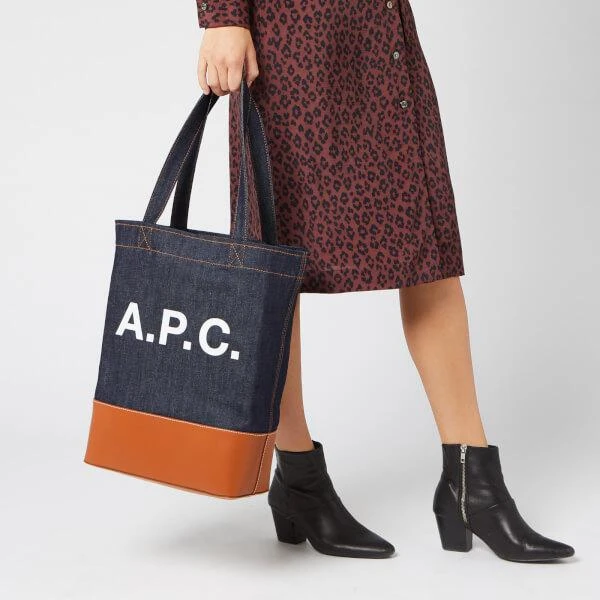 商品A.P.C.|女士Axelle 帆布&皮革托特包,价格¥2049,第3张图片详细描述