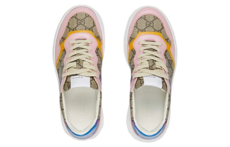 商品[国内直发] Gucci|古驰 帆布 饼干鞋  低帮系带 低帮 时尚板鞋 女款 多色,价格¥3087,第4张图片详细描述
