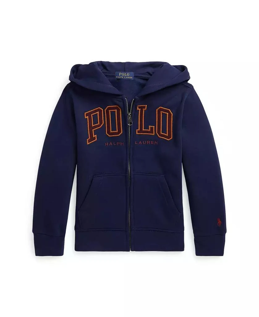 商品Ralph Lauren|Toddler and Little Boys Logo Fleece Full-Zip Hoodie,价格¥369,第4张图片详细描述