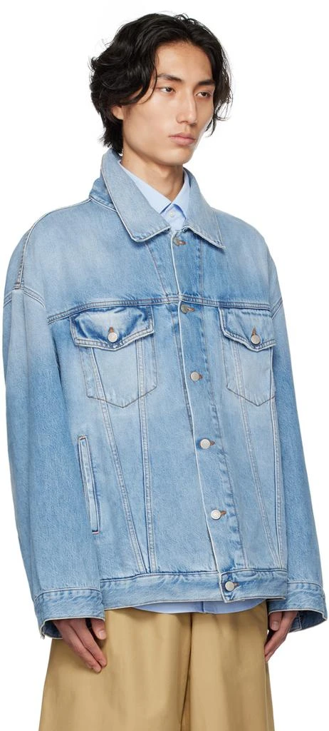 商品Acne Studios|Blue Loose Fit Denim Jacket,价格¥3040,第2张图片详细描述