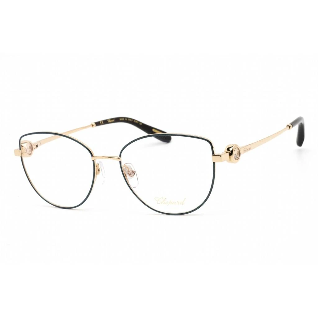 商品Chopard|Chopard Women's Eyeglasses - Shiny Rose Gold with Blue Parts Frame | VCHG02S 0354,价格¥2617,第1张图片