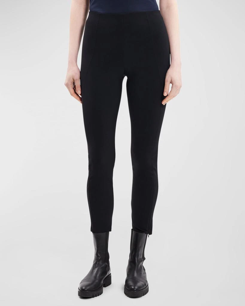 商品Theory|Seamed Precision Ponte Leggings,价格¥498,第2张图片详细描述