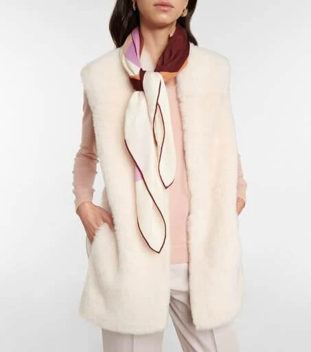 商品Loro Piana|印花羊绒与真丝围巾,价格¥6649,第2张图片详细描述