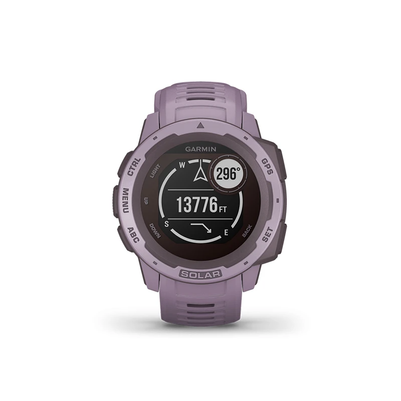 GARMIN 男士紫色树脂表盘石英机芯硅胶表带太阳能运动智能手表45MM 商品