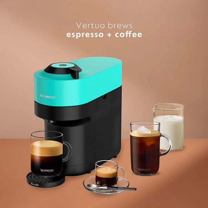 商品Nespresso|Vertuo Pop+ Coffee and Espresso Maker by Breville in Green,价格¥984,第3张图片详细描述