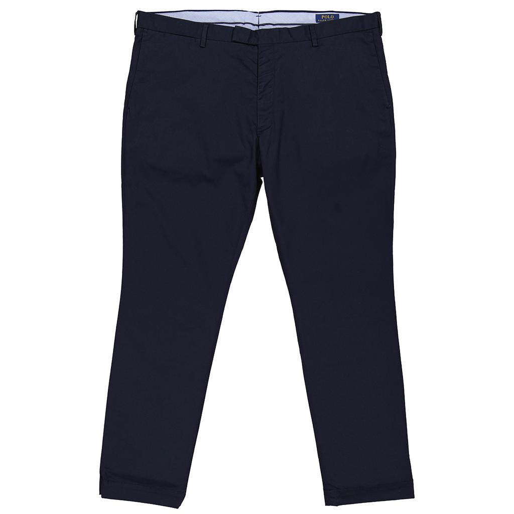 拉夫劳伦海军蓝弹力修身版型休闲裤商品第1张图片规格展示