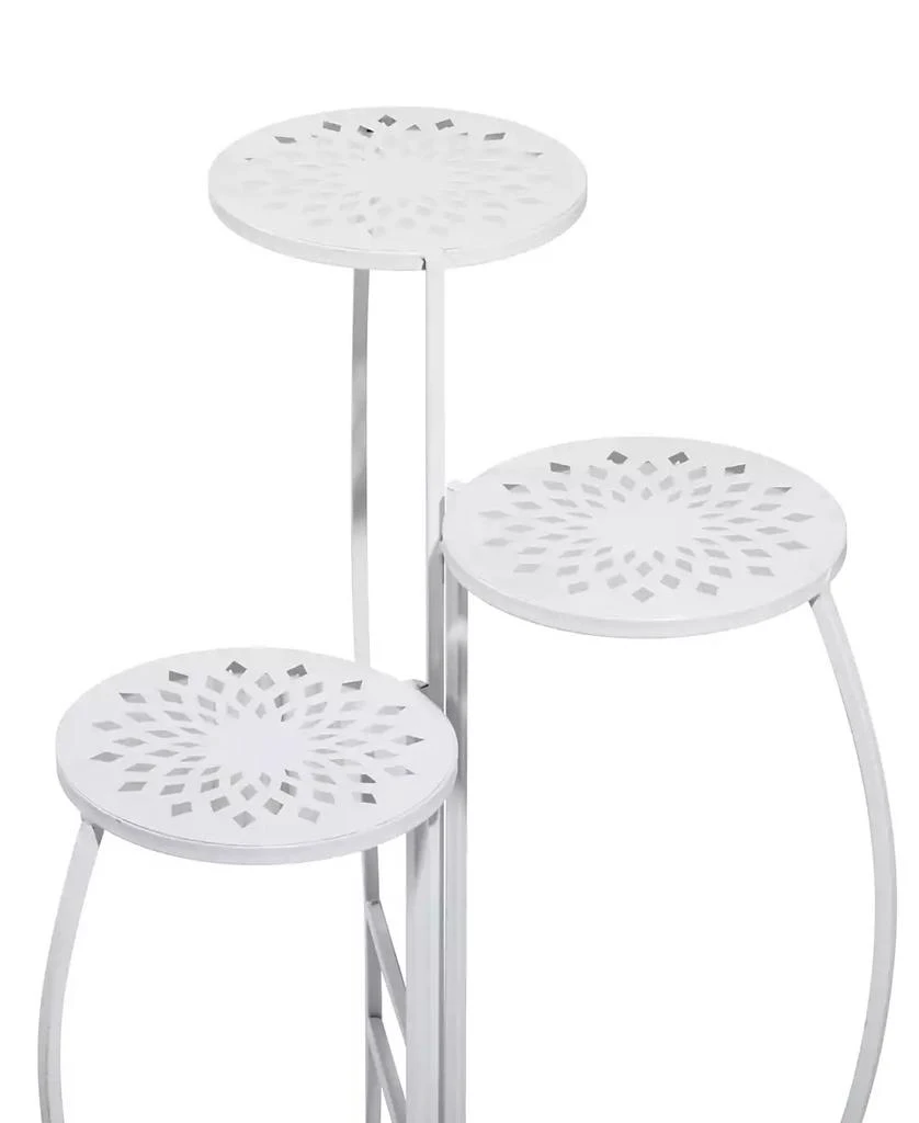 商品Rosemary Lane|Metal Indoor Outdoor 3 Tier Floral Plant Stand,价格¥497,第5张图片详细描述