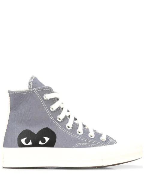 商品Comme des Garcons|Converse Chuck 70 - grey high-top sneakers,价格¥1201,第1张图片