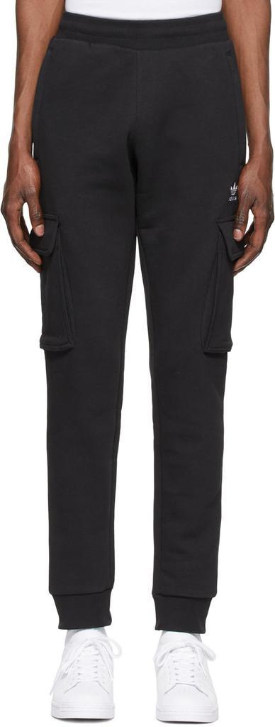 商品Adidas|Black Adicolor Essentials Trefoil Lounge Pants,价格¥524,第1张图片