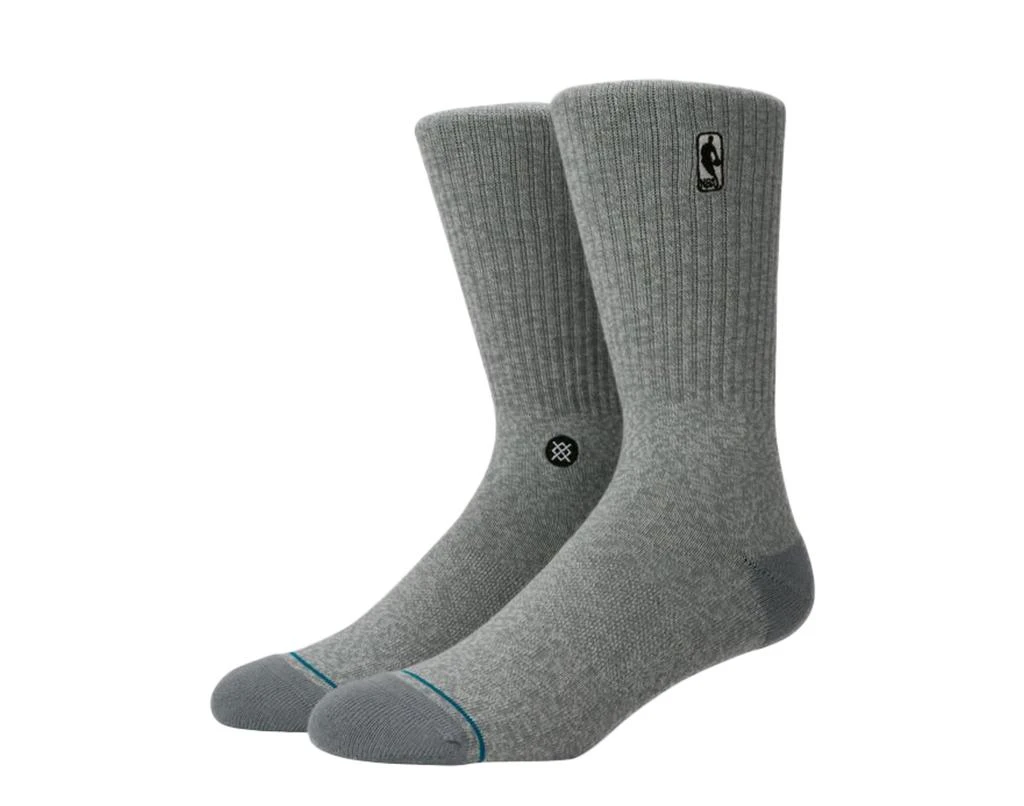 商品Stance|Casual NBA Logoman ST White Crew Socks A558A20LOG-GRH,价格¥143,第1张图片