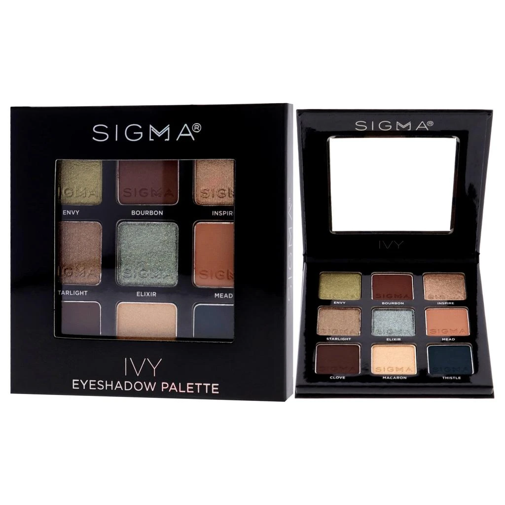 商品Sigma Beauty|Eyeshadow Palette - Ivy by Sigma Beauty for Women - 0.032 oz Eye Shadow,价格¥176,第4张图片详细描述