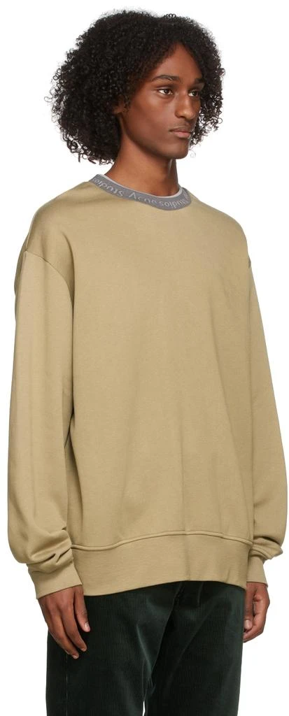 商品Acne Studios|Beige Logo Sweatshirt,价格¥1121,第2张图片详细描述