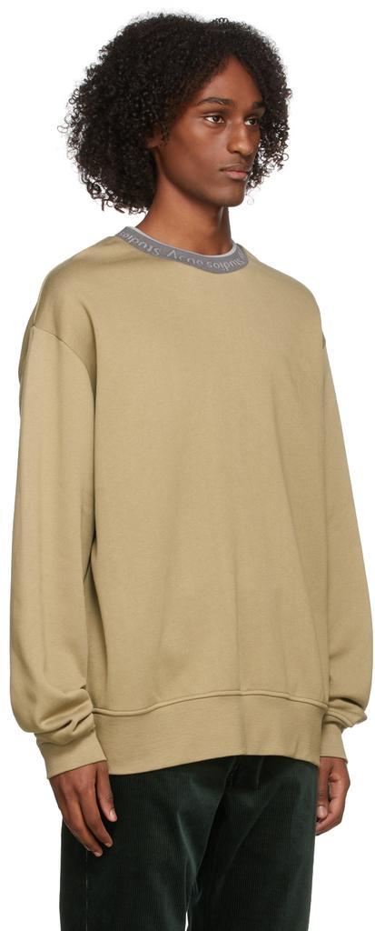 商品Acne Studios|Beige Logo Sweatshirt,价格¥2241,第4张图片详细描述