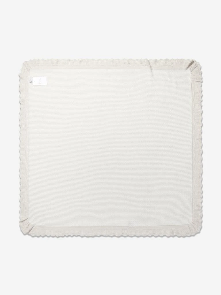 商品Paz Rodriguez|Paz Rodriguez Baby Knitted Shawl in Ivory,价格¥536,第3张图片详细描述