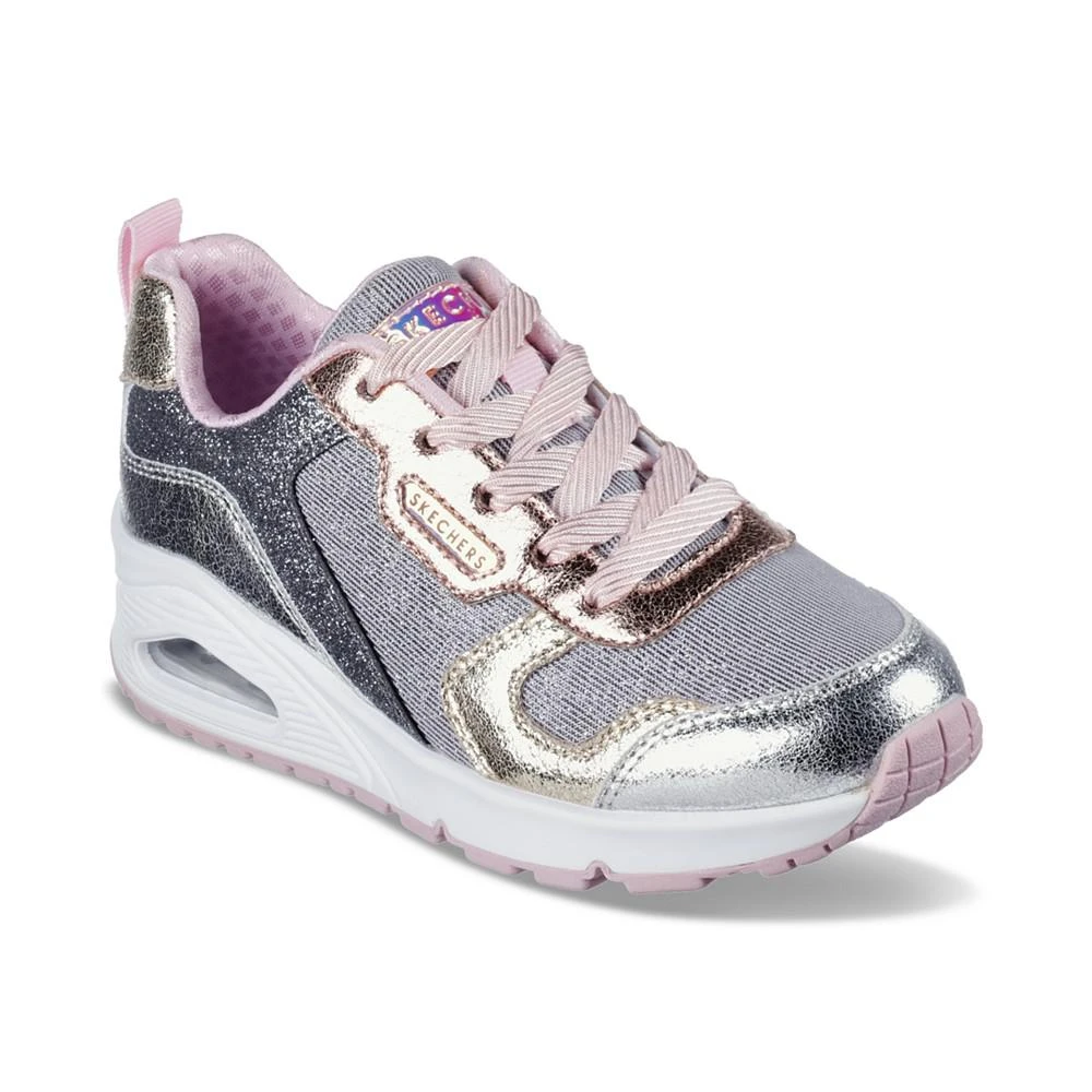 商品SKECHERS|Big Girls Uno- Metallic Remix Casual Sneakers from Finish Line,价格¥262,第1张图片