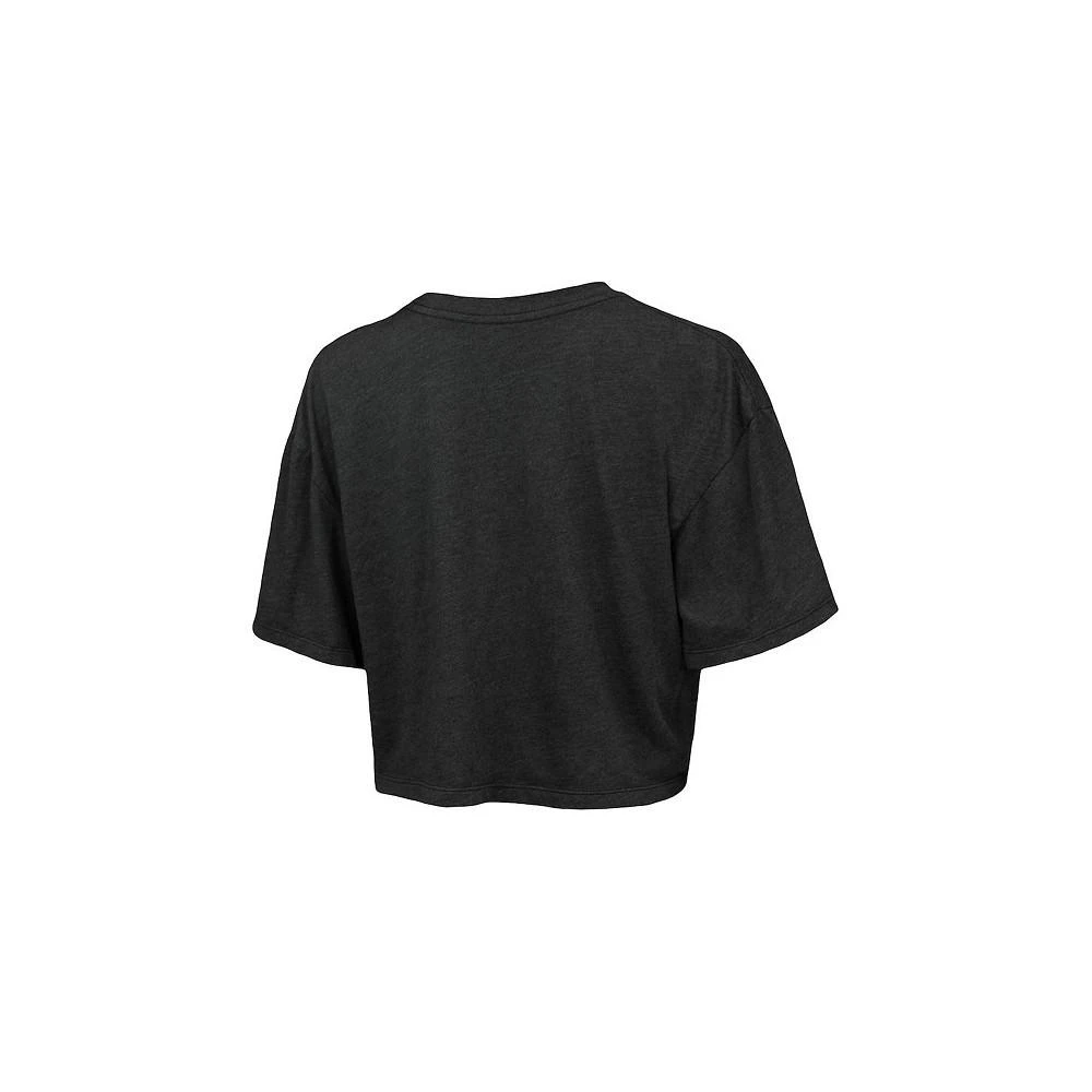 商品Majestic|Women's Threads Charcoal Philadelphia 76ers Bank Shot Cropped T-shirt,价格¥320,第3张图片详细描述