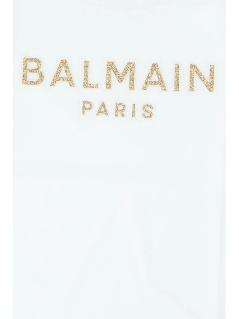 商品Balmain|Balmain Kids Logo Printed Crewneck T-Shirt,价格¥1116,第3张图片详细描述