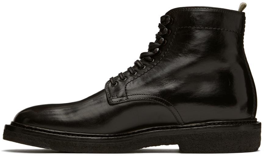 商品Officine Creative|黑色 Hopkins Crepe 107 踝靴,价格¥4911,第5张图片详细描述