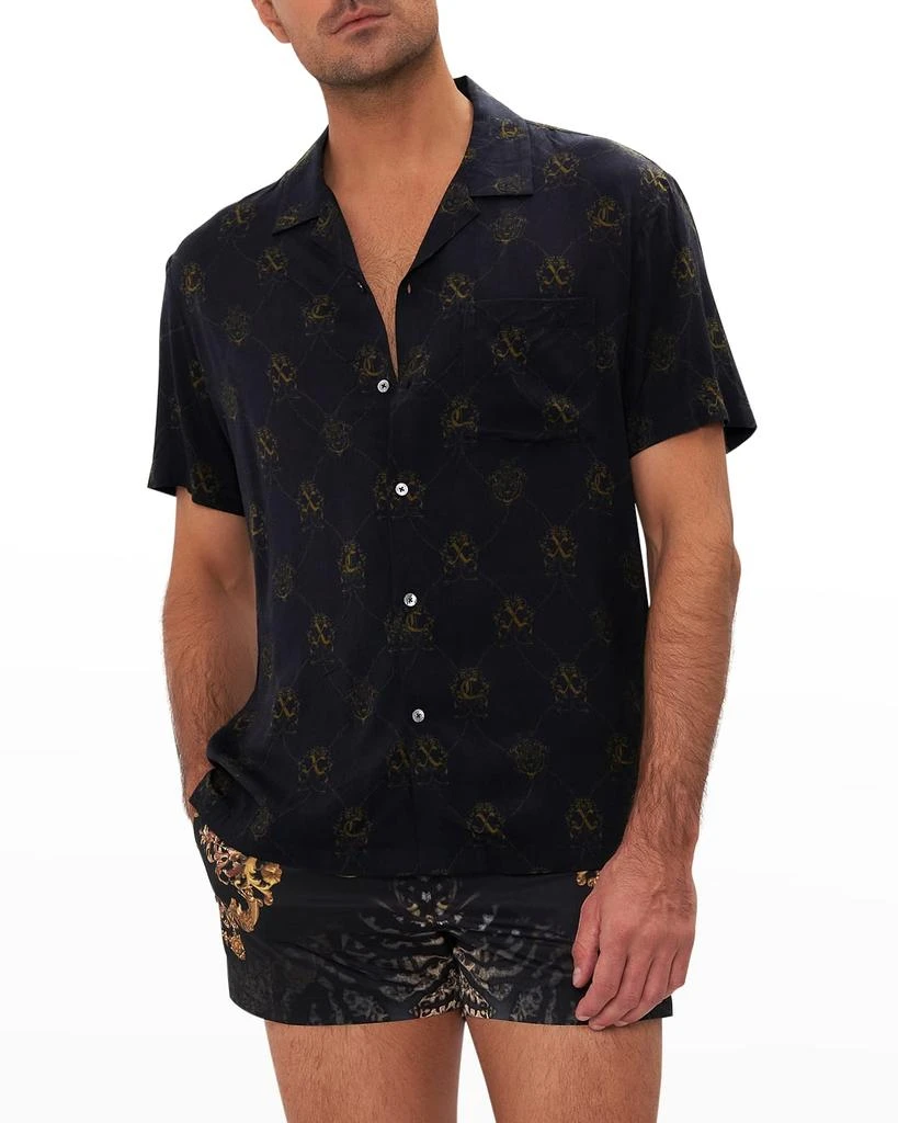 商品Camilla|Men's Patterned Camp Shirt,价格¥479,第1张图片