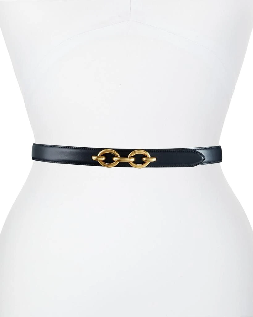 商品Yves Saint Laurent|YSL Cintura Skinny Leather Belt,价格¥3446,第1张图片