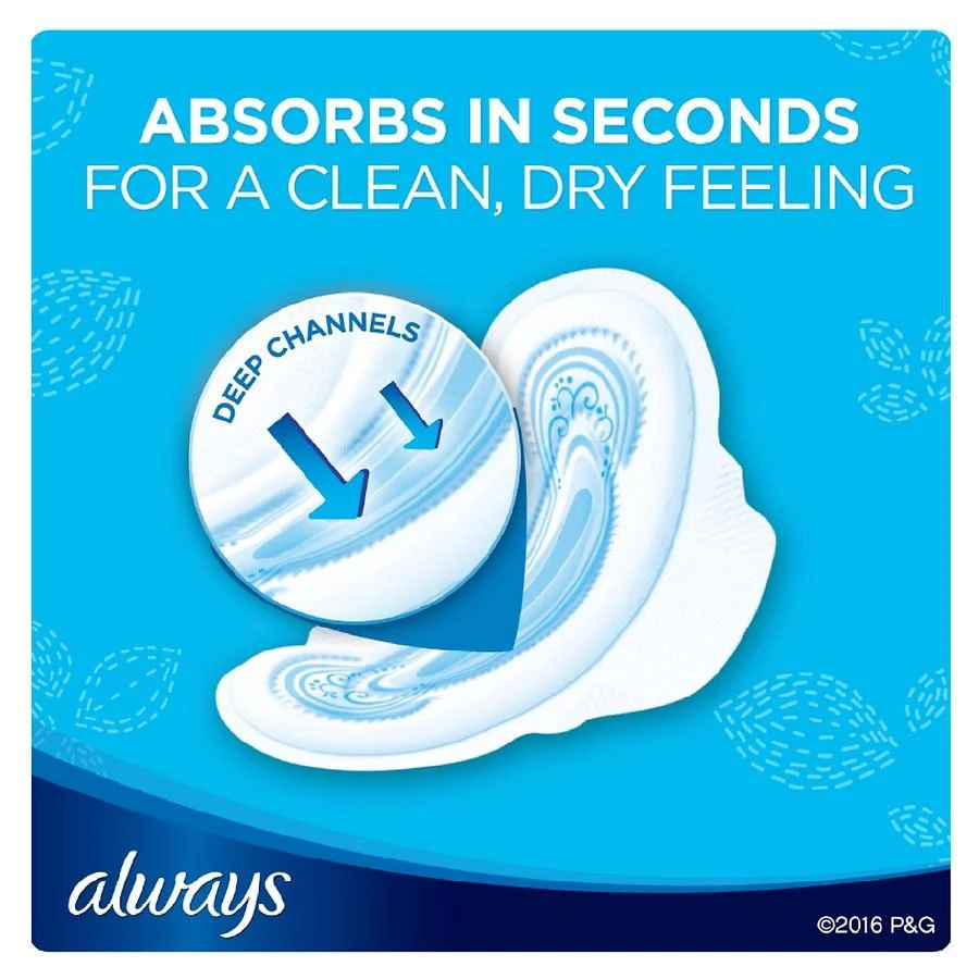 Maxi Pads, Long Super with Wings Unscented, Size 2 商品