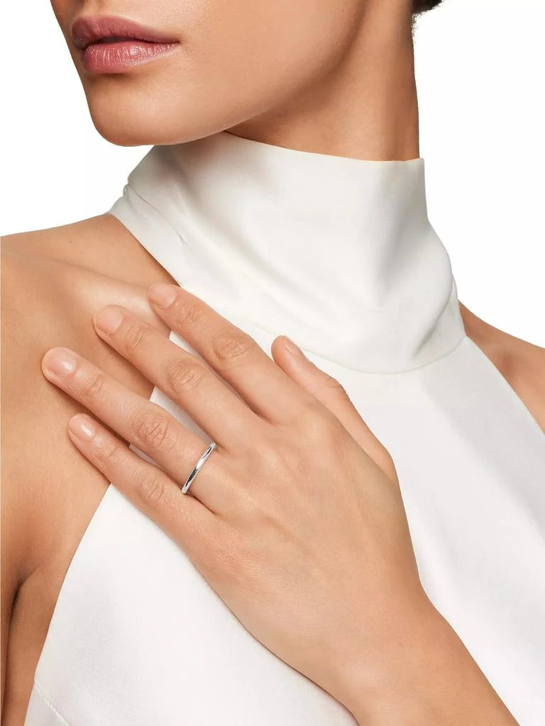 商品David Yurman|DY Eden Band Ring in Platinum, 2MM,价格¥9033,第3张图片详细描述