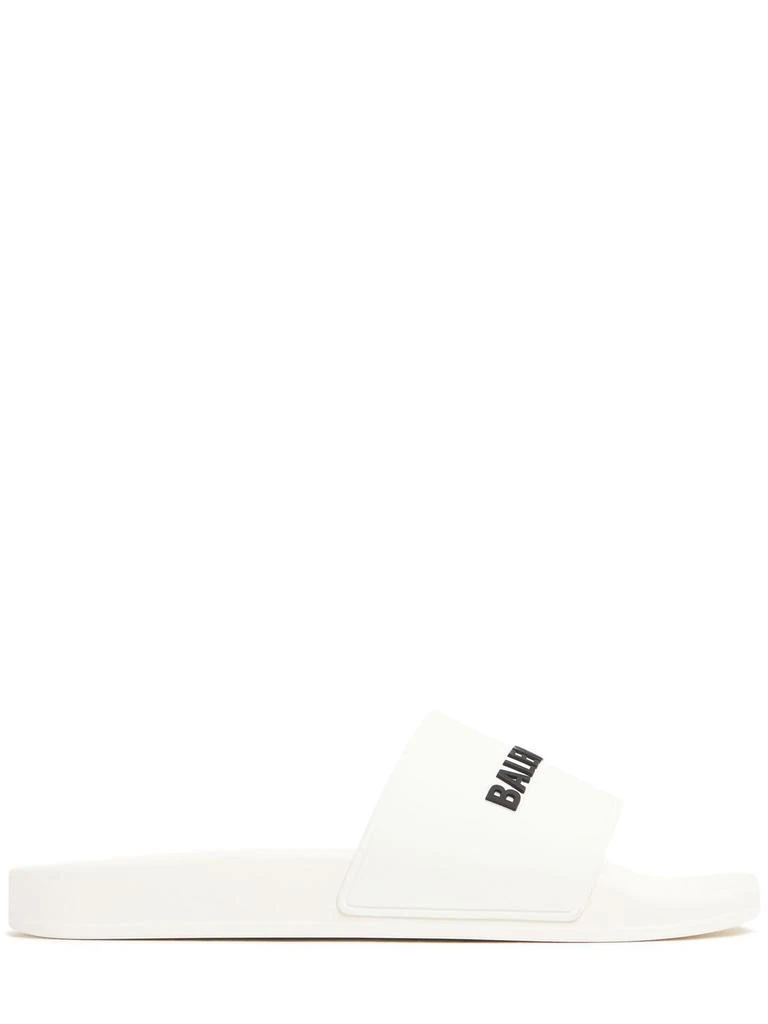 商品Balenciaga|Logo Rubber Pool Slide Sandals,价格¥2999,第1张图片
