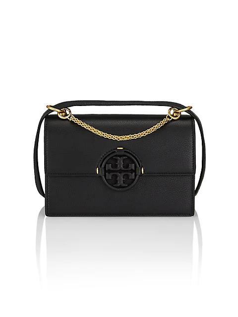 商品Tory Burch|Small Miller Leather Flap Shoulder Bag,价格¥3660,第1张图片