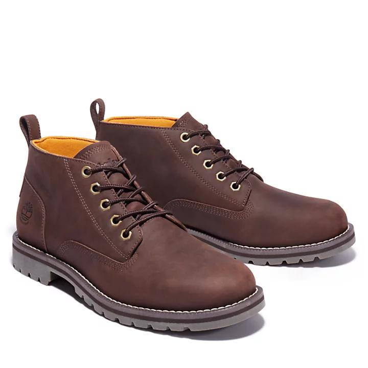 Redwood Falls Chukka Boot for Men in Dark Brown商品第4张图片规格展示