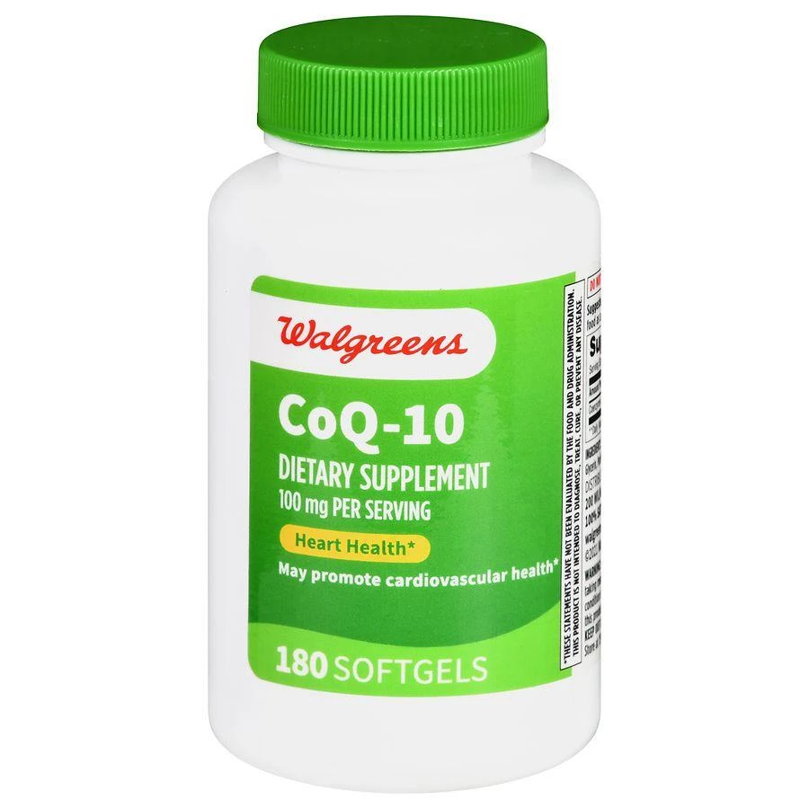 商品Walgreens|CoQ-10 100 mg Softgels (180 days),价格¥459,第1张图片