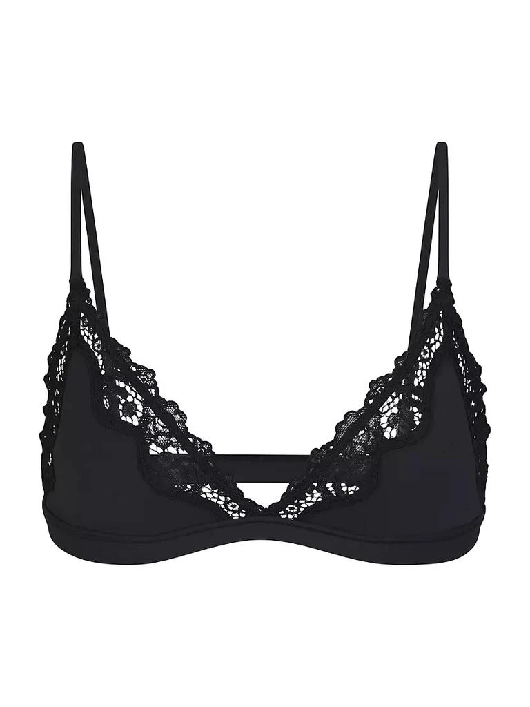 商品SKIMS|Fits Everybody Triangle Lace Bralette,价格¥275,第1张图片