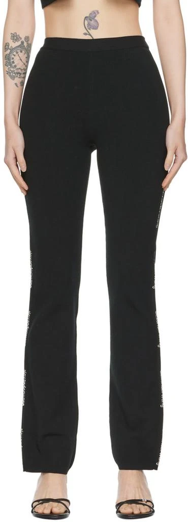 商品Alexander Wang|黑色粘纤紧身裤,价格¥4228,第1张图片
