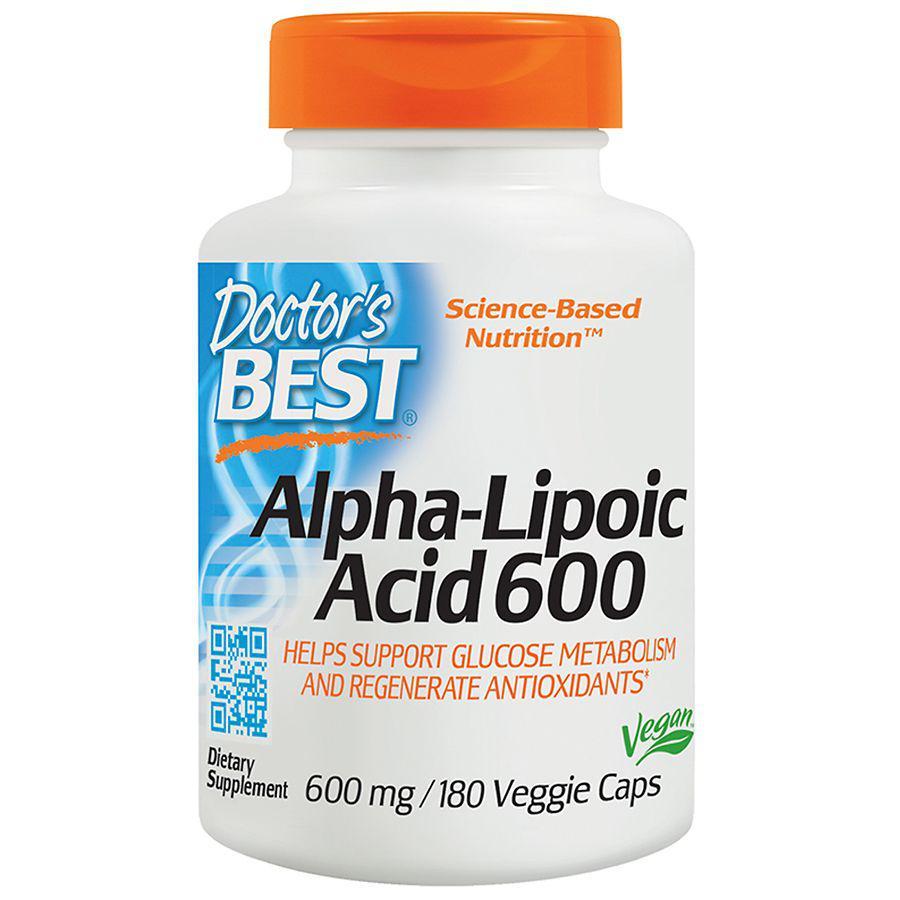 商品Doctor's Best|Alpha-Lipoic Acid 600,价格¥243,第1张图片