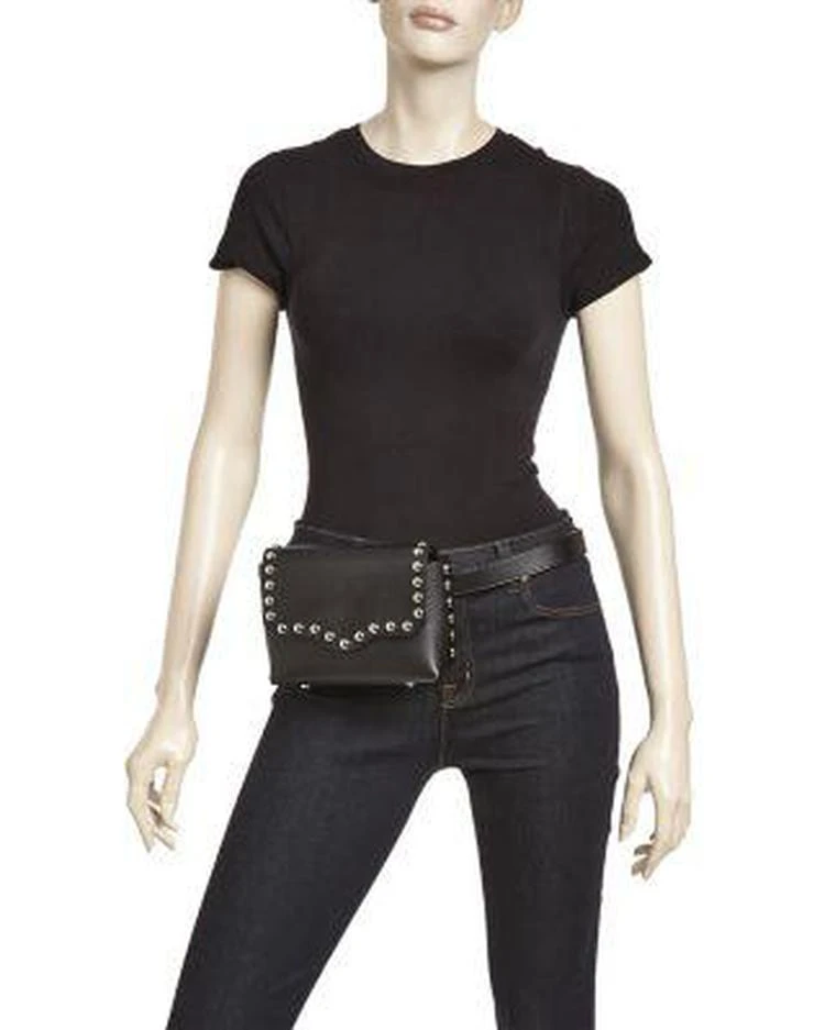 商品Rebecca Minkoff|铆钉真皮腰包,价格¥659,第3张图片详细描述